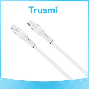TRUSMI 60W Type C to Type C White Cable (1M)