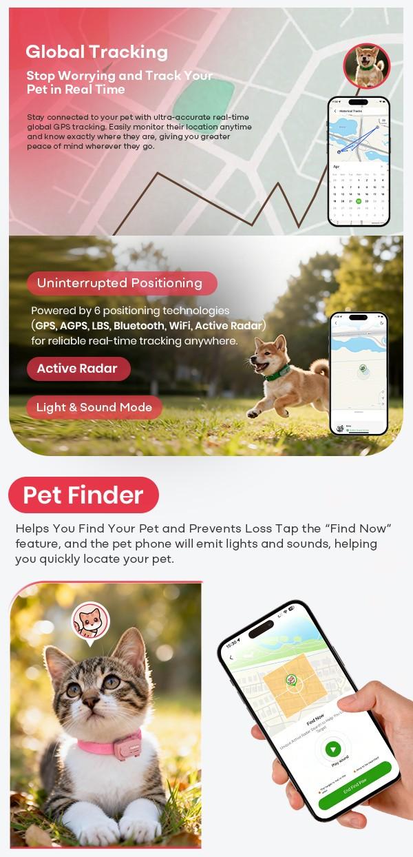 PetPhone for Dogs & Cats – 2-Way PetChat, Global GPS Tracker with Geofencing Alerts, Real-Time Tracking, Wellness Monitoring, Pet Finder, IP67 Waterproof, Up to 5 Days PetPhone for Dogs & Cats – 2-Way PetChat, Global GPS Tracker with Geofencing Alerts, Real-Time Tracking, Wellness Monitoring, Pet Finder, IP67 Waterproof, Up to 5 Days