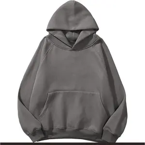 Hoodies Women Solid Basic Fleece Letter Loose Hoodie Sweatshirt Long Sleeve Kangaroo Pocket Drop Shoulder Pullovers Top