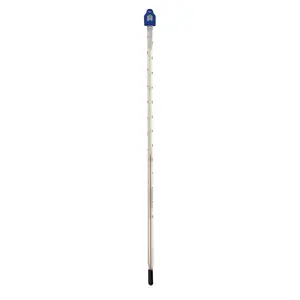 Glass Thermometer -10 to +110 C&F 300mm Liquid in Glass - Scientific Laboratory Grade for Water & Liquids - Partial Immersion
