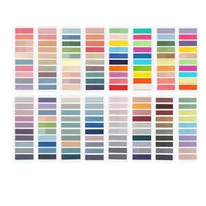 3200pcs Books Tabs Annotating Sticky Tab Clear Notes Page Markers for Notebooks Multi-Colored Writable And Book Flags Strip