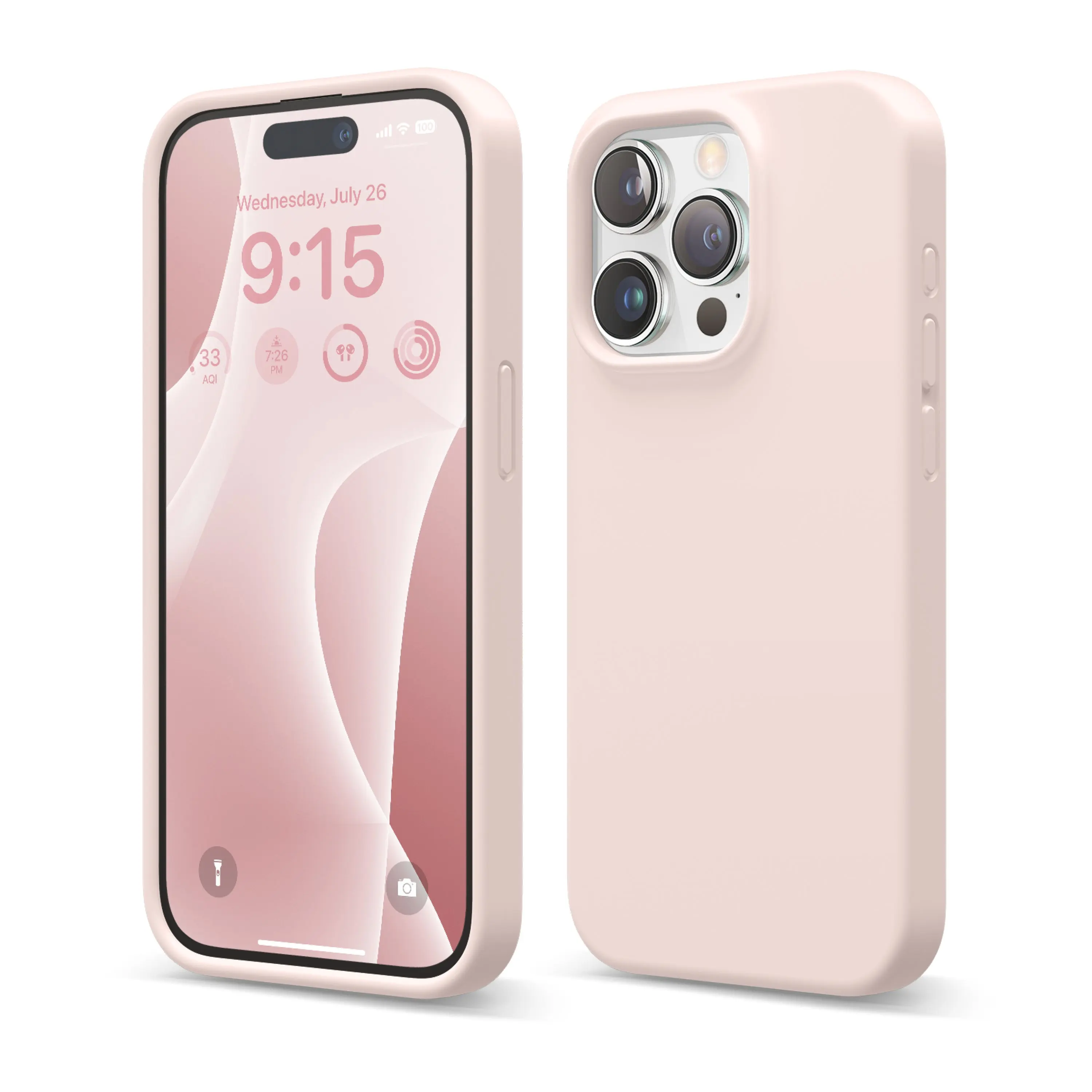 elago Premium Silicone Case for iPhone 15 Pro - Compatible with Smartphone, Handheld, Cellphone, Digital Devices [34 Colors], Casing, Accessories