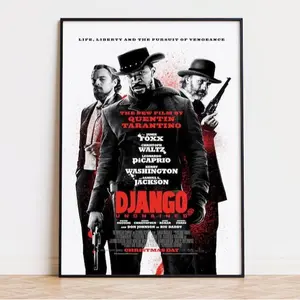 Django Unchained Movie Poster, High Quality Ready To Print