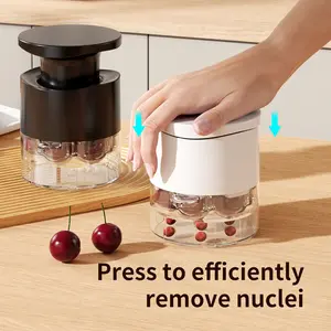 7-Hole Pressing Cherry and Raspberry Pitter, Kitchen Fruit Stone Remover Tool, Core Extraction Accessory for Home Supplies Organiser
