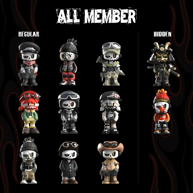 MR.BONE 5th Gen Series-The wild one-Blind box Collectible Toys