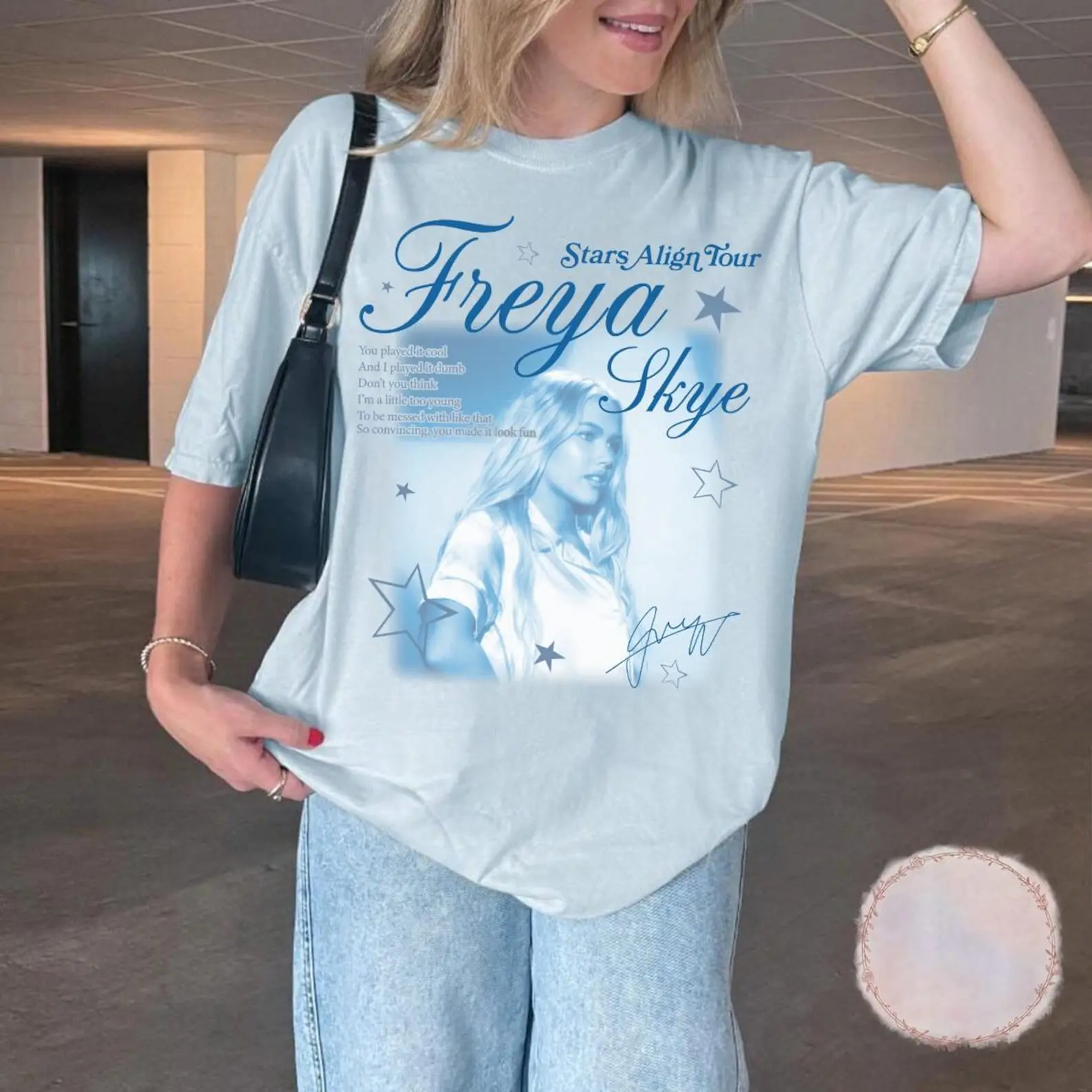 Freya Skye Stars Align Tour Music Concert T-Shirt, Silent Treatment Stardust 2026 Trip, unisex heavy cotton t shirt trendy casual outfit tee