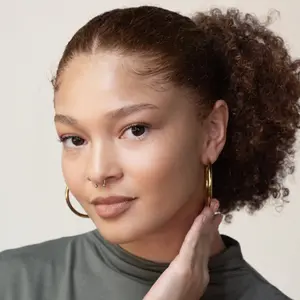 Bestow Classic Hoops - 2in (Gold)