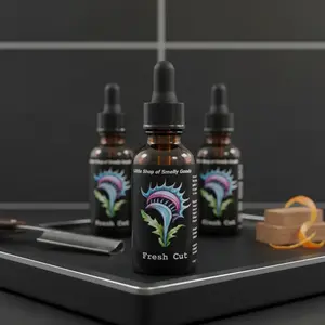 Men's Fresh Cut Beard Oil, Hydrating Hair & Beard Care Product for Daily Grooming (Beauty & Personal Care Essential) Soothing Serum
