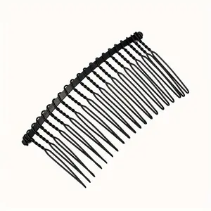 2pcs Invisible Hair Styling Combs, Unscented Edge Control and Repair Tool for Normal and Relaxed Textured Hair Types, Everyday Hair Styling | Sleek Hair Look | Fine Comb Design