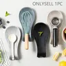 Silicone Spoon Rest Holder, Multi-Functional Kitchen Utensil Rack, Single Spoon Storage Tray, Restaurant & Home Kitchen Accessories, Tableware, Kitchenware, Cutlery