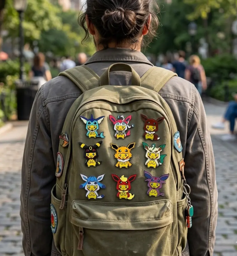 Poncho Pika Collector Enamel Pin Set