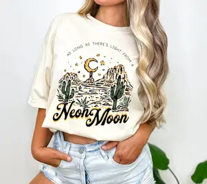 Neon Moon - Comfort Colors Shirt, 90s Country Shirt, 90s Music Tee, Brooks Dunn Shirt, Western, Casual, Fashion, Menswear, Retro, Streetwear, Top UFU