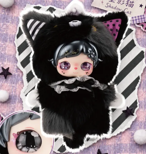 B16-ZHIZHI-Pkiezoey400%-Collage World Blind Boxes Soft Plush Collectibles(Hidden Style Probability: 36:1)