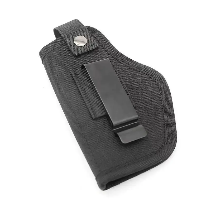 Universal Nylon Gun Holster for Men & Women, Concealed Carry IWB OWB Pistol Holster with Secure Belt Clip, Ambidextrous Tactical Holster for 9mm, 380 & Compact Handguns