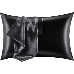 Silk sain pillowcase: suitable for hair and skin soft, wrinkle-resistantGift