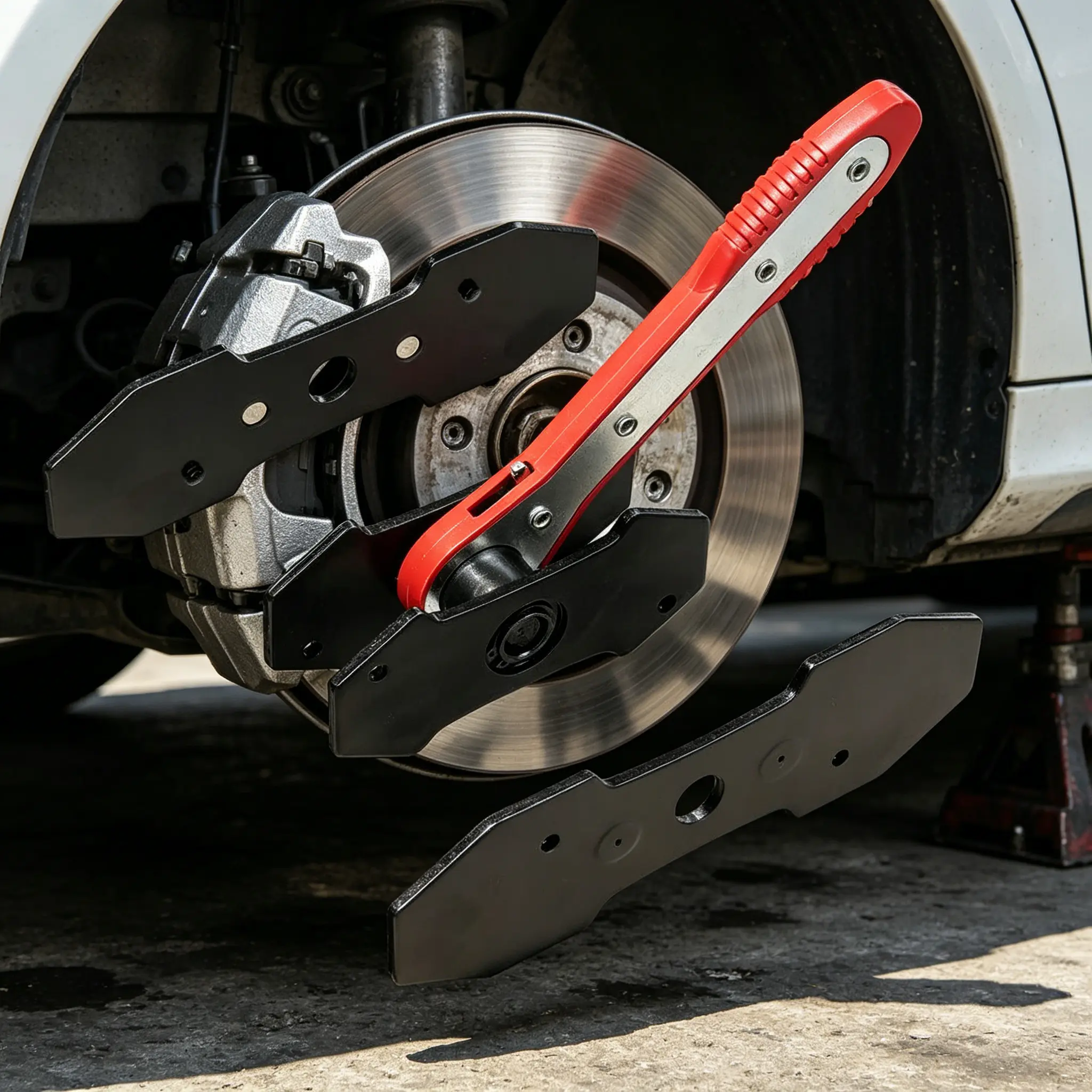 Universal Red Brake Caliper Full Kit with Case Essential Tool for Most Cars and Trucks Universal Red Brake Caliper Full Kit with Case Essential Tool for Most Cars and Trucks