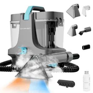 Starrybot 1500W Portable Carpet Cleaner With Steam & Heat, Powerful Suction Spot Cleaner, Professional Upholstery Cleaning Machine For Pets, Couch, Stairs, Rugs & Furniture, Versatile Multi-Surface Tool Included