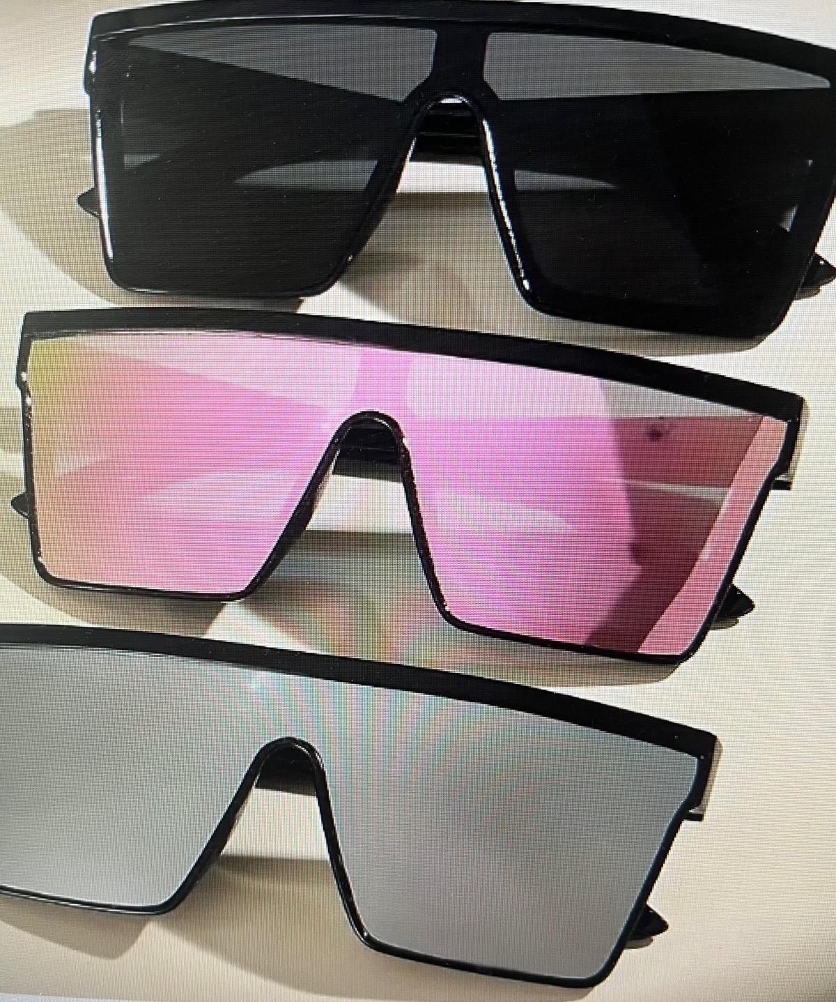 Oversized Mirror Sunglasses for Men and Women driving sunglass