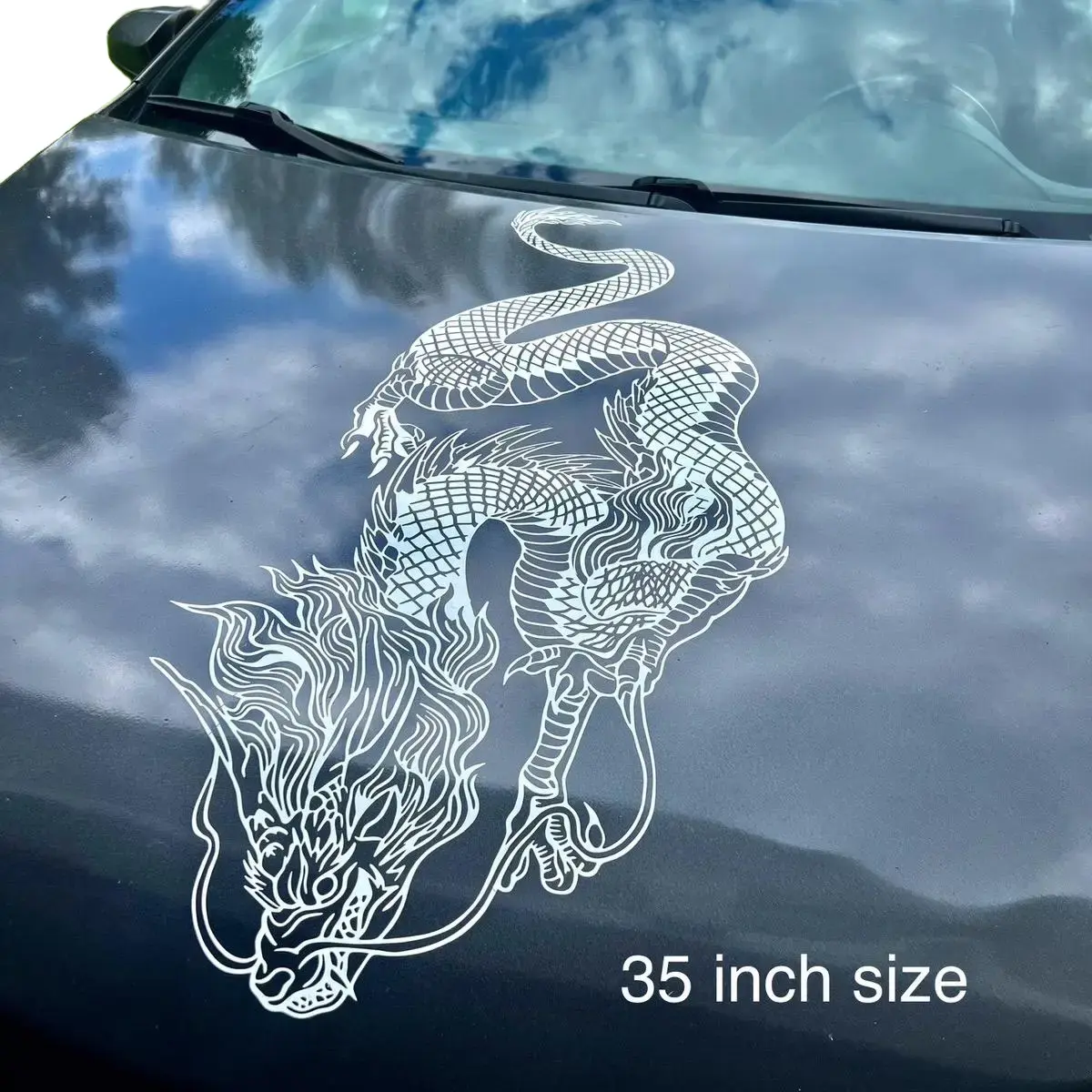 Dragon Decal Sticker Decal Sticker for Car, Glass Doors, and Walls - Different Sizes Available - Multiple Colors Available - Easy Installation