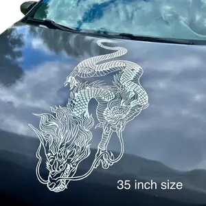 Dragon Decal Sticker Decal Sticker for Car, Glass Doors, and Walls - Different Sizes Available - Multiple Colors Available - Easy Installation