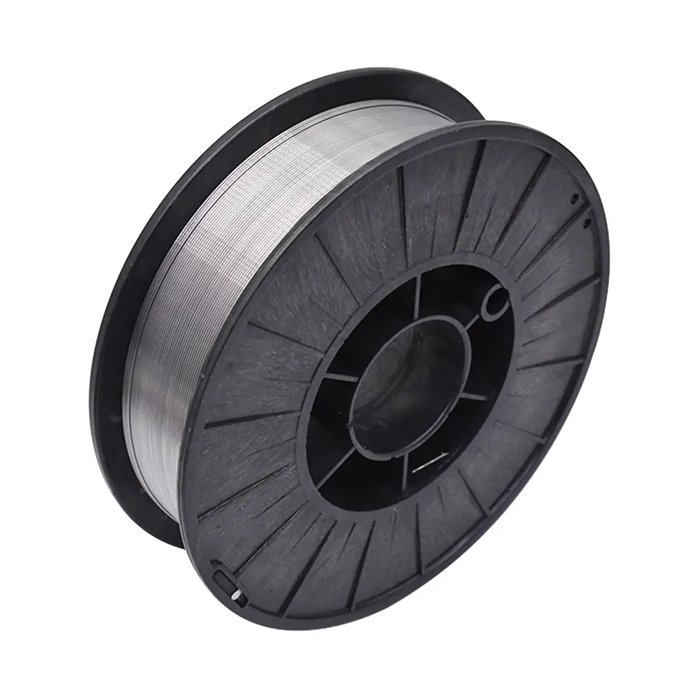 E71T-GS Self-Shielded Gasless Flux Core Mild Steel MIG Welding Wire, 10 lbs Pack, 2 Sizes (0.030"/0.8mm, 0.035"/1mm), Current Type: AC or DCEN (DC-), All Positions Use, Eliminates Re-Work, Easy Butt Welds