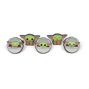 Star Wars: The Mandalorian, The Child 5-Piece Enamel Pin Set | Baby Yoda Pins