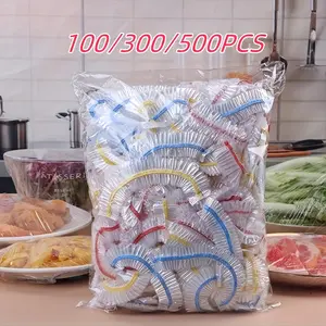 Reusable Food Freshness Wrap, / Stretchable Clear Plate Covers, Multi-use Kitchen Cling Film for Portable Food Storage, Home, Restaurant, Picnic, Containers