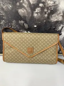 Pre-owned Celine canvas Crossbody Bags Vintage Macadam Clutch/Crossbody