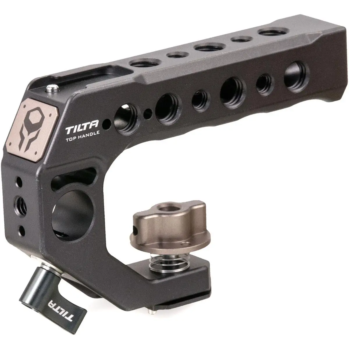 Tilta Durable Camera Top Handle Grip - Quick-Release Threaded Mount, Arri Locating Pins, Lightweight Tilta Gray Camera Accessory
