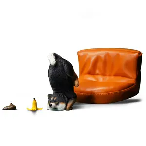 JXK Studio Shiba Inu Dog Statue, Dog Figurine Gift for Shiba Inu Lover Statue Series Durable Polyresin with Intricate Details