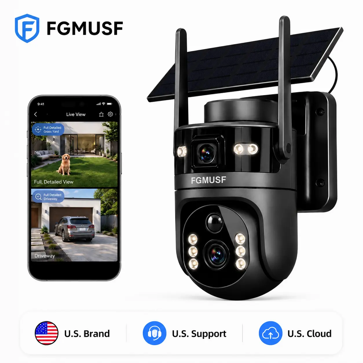 No Wi-Fi needed 4G solar cameras for home security wireless outdoor camaras de seguridad para casa inalambrica Two-way calling, 2K HD resolution, built-in SIM card.s home security camera system camcorder surveillance & security cameras Safety