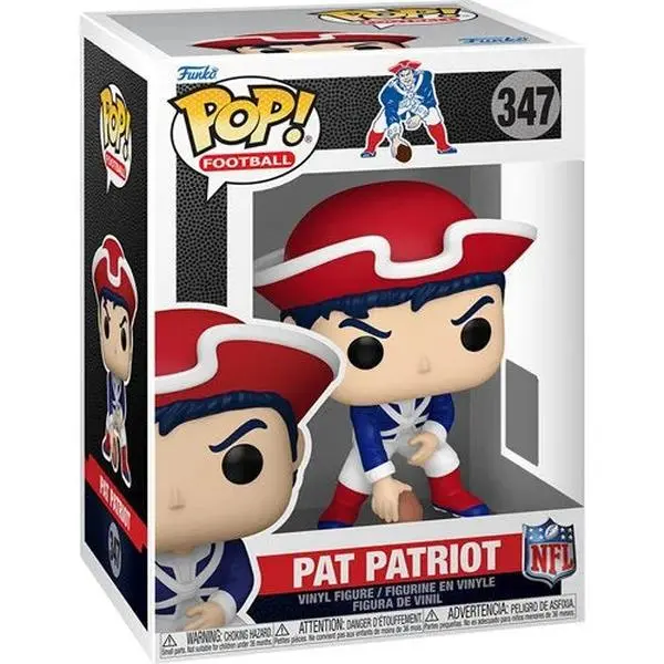 NFL Mascots Throwback Patriots Pat Patriot Funko Pop! Vinyl Figure #347