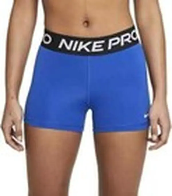 NWT NIKE WOMENS 3" PRO SHORT 365 BLUE WHITE CZ9857-480 ALL SIZES