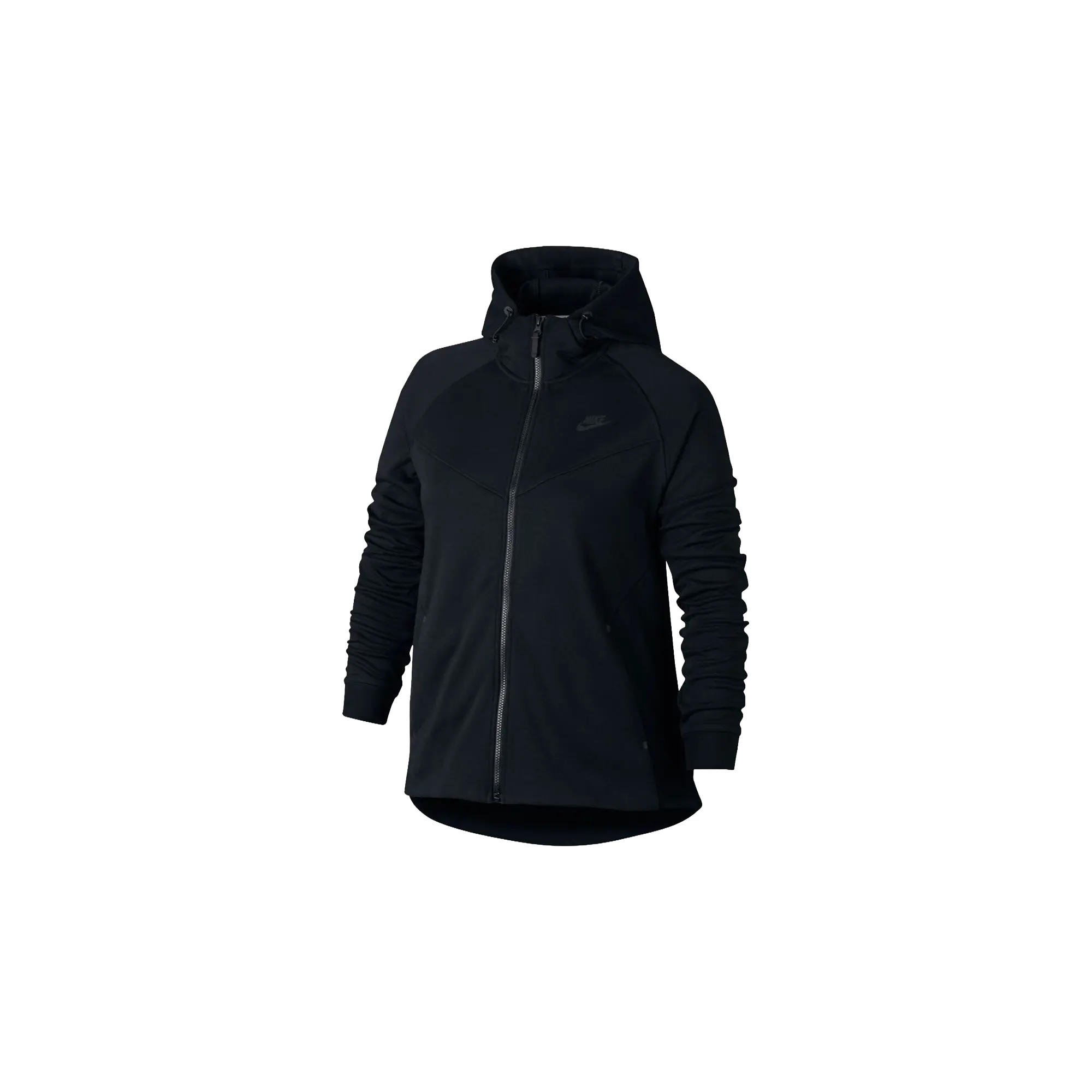 Sportswear Tech Fleece Full Zip Plus Size Hoodie WMNS "Black" 863125 010
