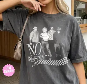 NO DOUBT Band Tee | Vintage-Inspired Rock Shirt, Tragic Kingdom Design