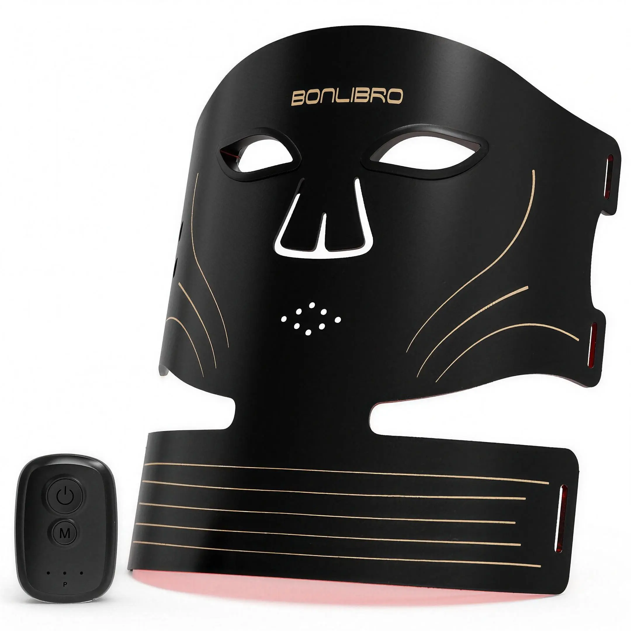 4-Mode Red Light Therapy Face & Neck Mask with 850nm NIR, LED Beauty Mask for Skin Firming & Radiant Glow