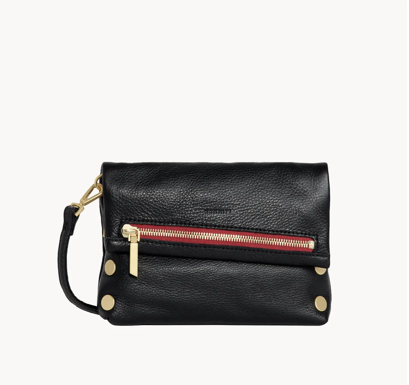 Hammitt VIP Small Luxury Leather Convertible Crossbody Bag | Black