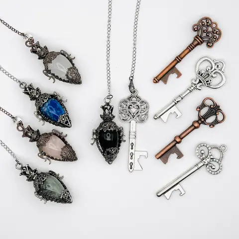 Hecate's Key Crystal Pendulum