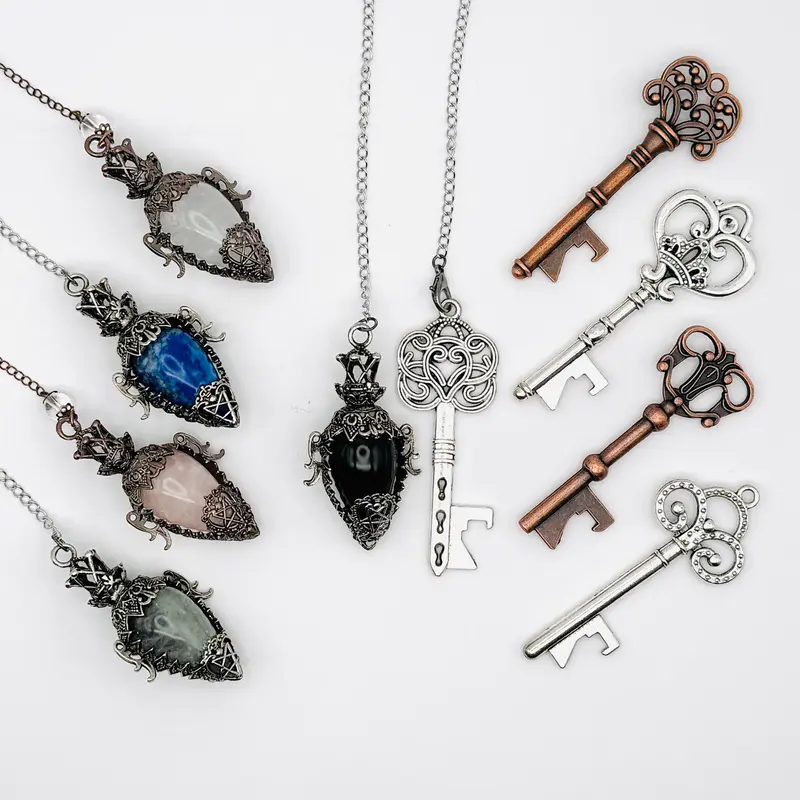 Hecate's Key Crystal Pendulum