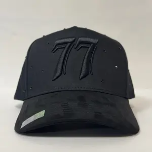 Gorra 77 Crystals - Premium Quality Cotton Suede Hat with High-Frequency Side Material & Full Inner Lining One Size Fits Al