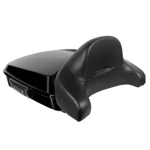 Chopped Tour Pack w/ Full Backrest & Black Hardware for Harley® Touring '97-'25 (2023)