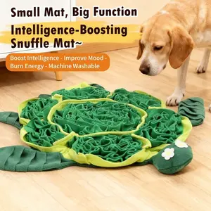 Cute Turtle Snuffle Mat for Dogs - Interactive Enrichment Feeding Puzzle Mat, Slow Feeder Sniff Toy for Boredom Relief & Mental Stimulation, Machine Washable Non-Slip