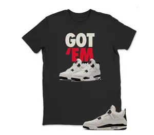 4 Flight Club Shirt, 4 Flight Club Graphic T-Shirt, Got 'Em Tee Match Sneaker, Wardrobe Staple, For Any Season, Laid-Back Vibe