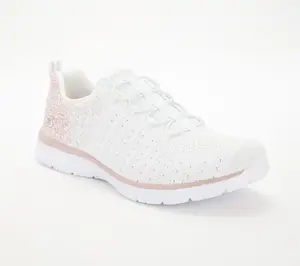 Skechers Virtue Vegan Washable Knit Bungee Sneakers - Lucent