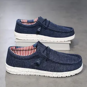 Unisex loafers; men’s casual shoes—soft upper, comfortable accent sole; lightweight and comfortable for all seasons with breathable lining; everyday wear; casual style with soft fabric; skate-style shoes; special clearance sale.