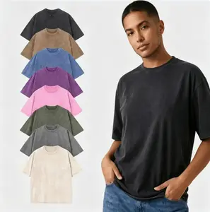 1/6 PCS Women Cotton T-Shirts Oversized Half Short Sleeves Casual Loose Soild Streetwear Tops, Unisex Retro Street T-Shirts, Loose Fit Acid Washed Menswear  Tshirt Tshirt Tropical Crewneck Tshirts