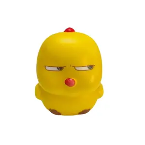 Cute Little Yellow Chicken Squeeze Toy for Stress Relief, PU Anti-pressure Toy for Kids, Perfect for Festive Gifts