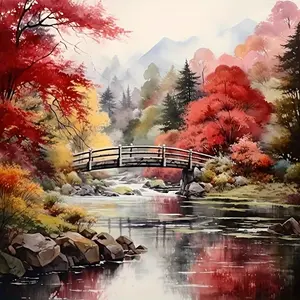 DIY Diamond Painting Kit 40x40cm Mangrove Pattern Full Round Drill Art Embroidery Craft for Wall Decor Thanksgiving Mother Father Day Gift