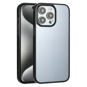 For iPhone 12 Mini Phone Case [Hard Plastic & Soft Silicone Bumper] Acrylic Non Yellowing Thin Slim Protective Cover