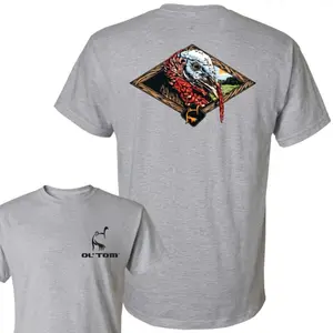 Ol’ Tom Wild Turkey Hunting Shirt – Turkey Season - Turkey Hunting - Vintage Turkey Graphic Tee, Hunter Gift Idea, Outdoor Camo Style T-Shirt, Men’s Streetwear Hunting Gear